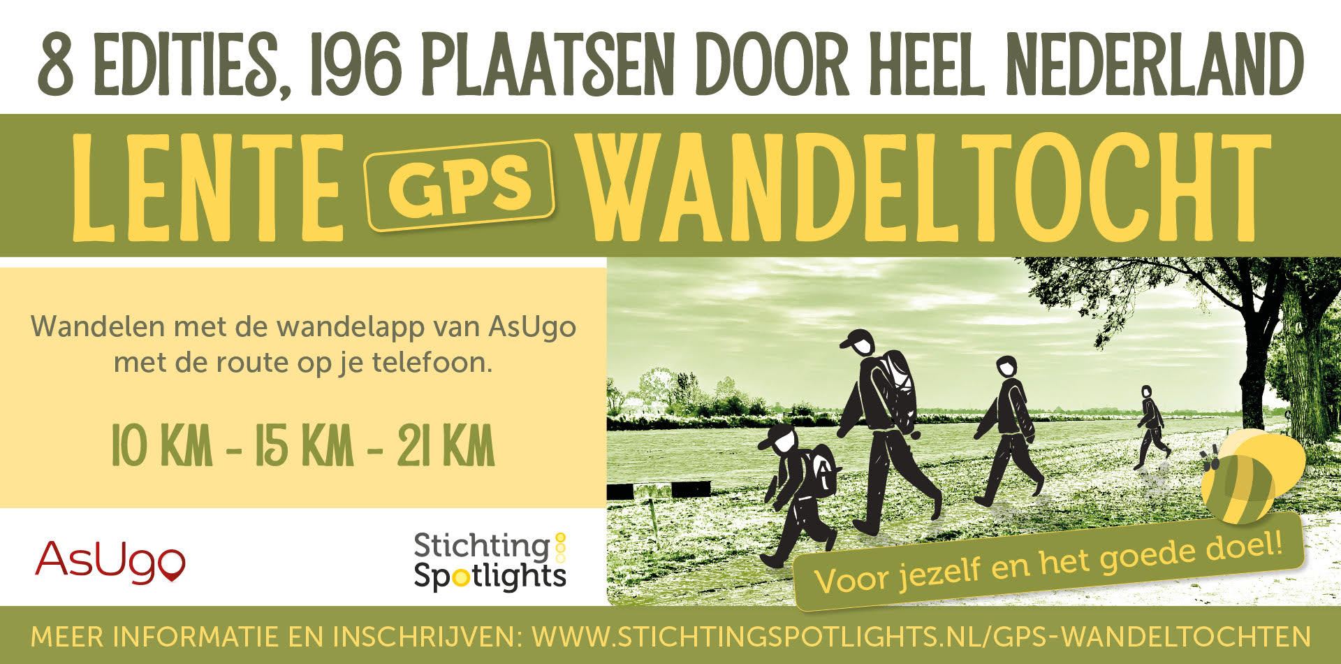 Lente GPS-wandeltocht Stichting Spotlights