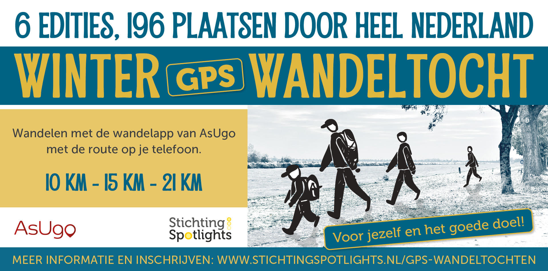 Winter GPS-wandeltocht Stichting Spotlights