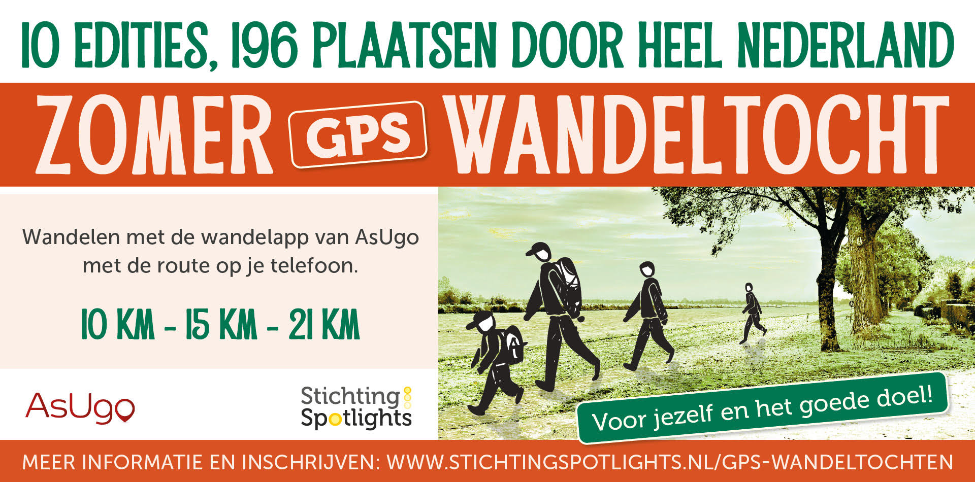 Zomer GPS-wandeltocht Stichting Spotlights